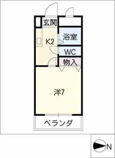 マ・メゾン快生【3階】の間取り