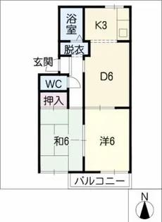 コーポひろ【2階】の間取り