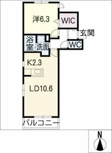 ピアメゾン【2階】の間取り