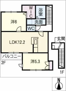 ポラリスTK【2階】の間取り