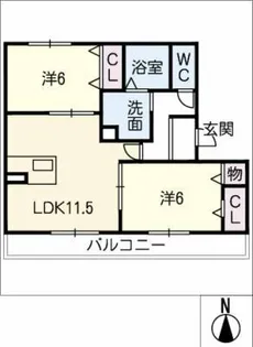 Happiness SAWA【1階】の間取り