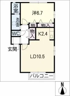 サウスコル A棟【1階】の間取り