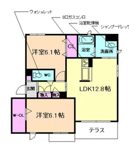 ファーストコートⅢ【2階】の間取り