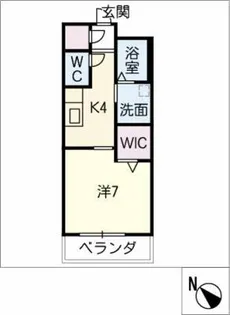 ウイング井ヶ谷【1階】の間取り