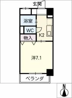 トーシンコーポ古出来【2階】の間取り