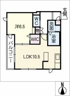 ル・パルク覚王山【3階】の間取り