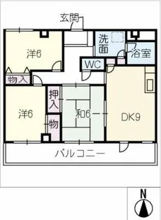 AvenueⅡ【3階】の間取り