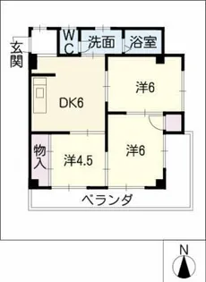山内ビル【6階】の間取り