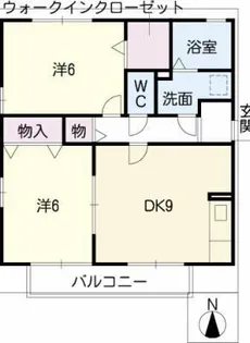 スカイプラザⅢ【1階】の間取り