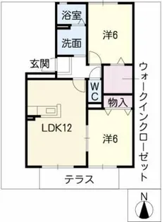 スノーレジデンス【1階】の間取り