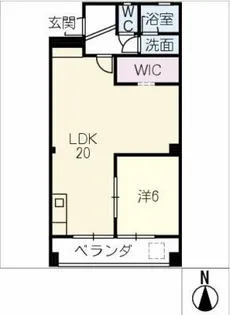 ハイツ小牧山【3階】の間取り