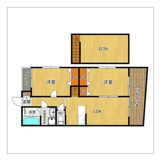 NeoCourt姪浜【205号室】の間取り