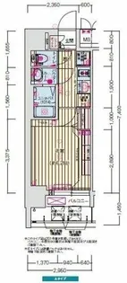 プレサンス名古屋ルクソリア【9階】の間取り