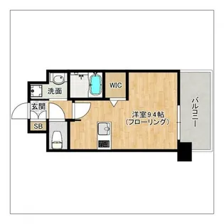 エンクレスト博多駅南BASE【5階】の間取り