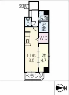 Ceres中村公園前【2階】の間取り