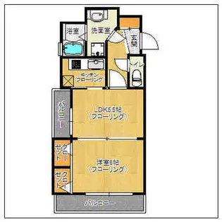 エステートモア今泉【7階】の間取り