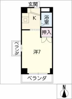 伊藤マンション【2階】の間取り