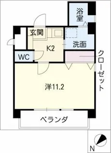 パークハイツ元八事【1階】の間取り