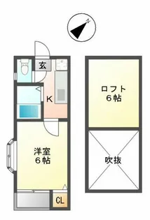 プルミエ【202号室】の間取り