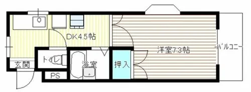 フローラル二瀬【3階】の間取り