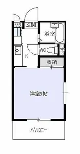ヒロタハイツ【1階】の間取り