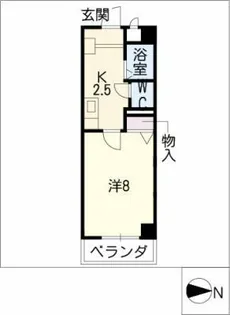サングレイ本郷【3階】の間取り