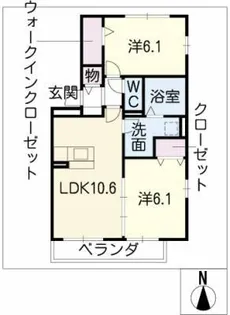エスポワール【2階】の間取り