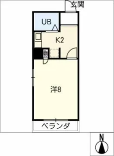 タカギビル【3階】の間取り