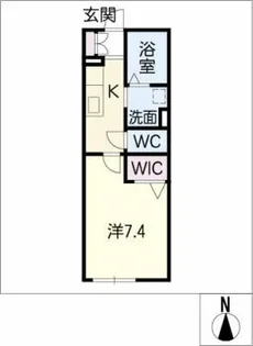 レーベンハイム大幸【1階】の間取り