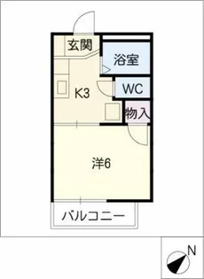 フローラITO【1階】の間取り