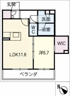 グランドソレイユ【1階】の間取り