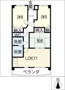梓マンション【3階】の間取り