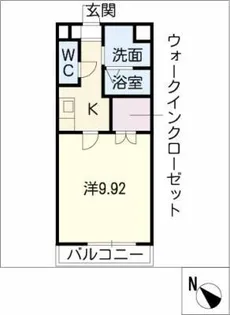 パルティール【1階】の間取り
