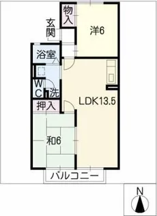 エクレール山の神【1階】の間取り