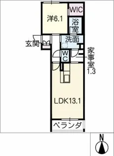 marroneUCHIYAMA【2階】の間取り
