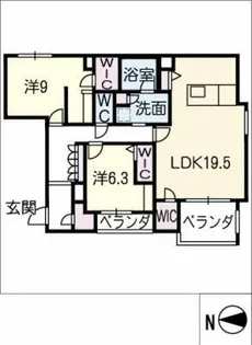 フォレスト覚王山通【4階】の間取り