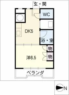 サウスメゾンラコリン【3階】の間取り