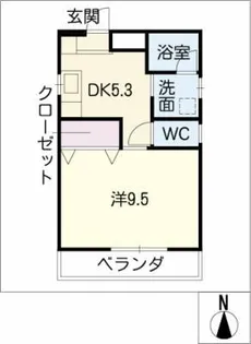 メゾン栄和【2階】の間取り