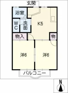 レジデンス開明【2階】の間取り