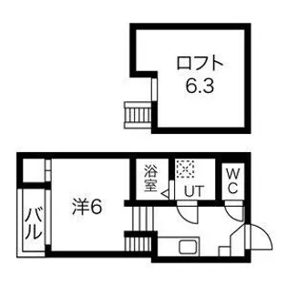 BLUE GARDEN【1階】の間取り