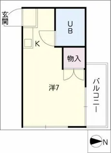 メモアール悠悠【1階】の間取り