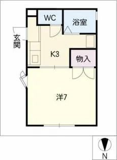 パル井深【1階】の間取り