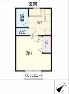 シャトルチョウダ【2階】の間取り