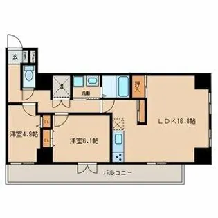 Casa VERDE【11階】の間取り