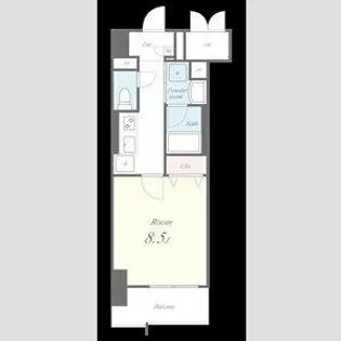 エスカルコート【8階】の間取り