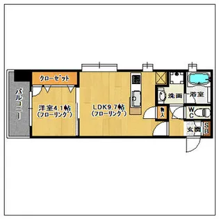 アクタス博多ステーションタワー【10階】の間取り