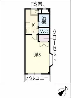 エトワール弐番館【1階】の間取り