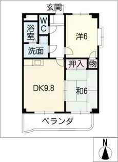 グランド・カーサ【2階】の間取り