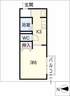 コーポLEE【2階】の間取り