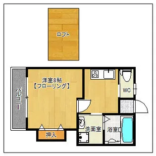 グレイスハイツ石井【1階】の間取り